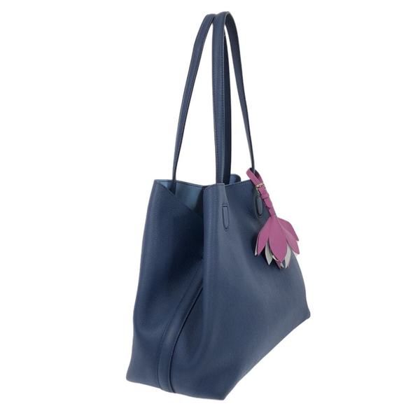 Dior Tote Blue Blossom Leather Bag - Picture 1 of 14
